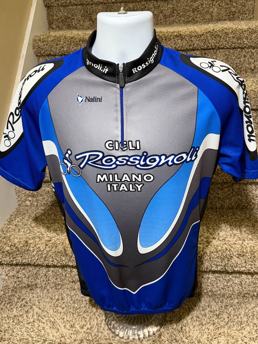 Like new *Rossignoli Italy wicking lightweight men’s cycling jersey shirt - XXL